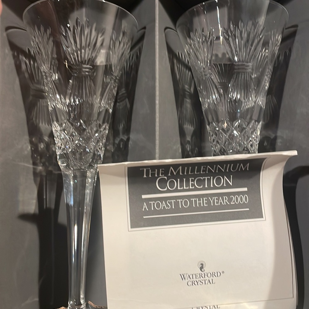 Waterford Crystal Toasting Flutes (Prosperity)